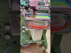 Máquina de serigrafía para cartel de camisetas de papel plano