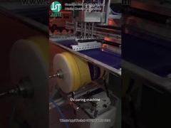 Impresora de pantalla curva Impresión de logotipo Cubo de pintura