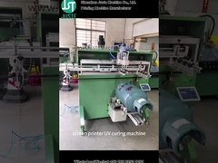 Impresora de pantalla curva Impresión de logotipo para cilindro de gas