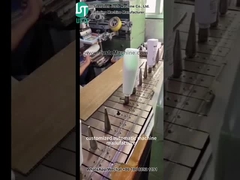 Impresora de pantalla curva Impresión de forma de elipse para botella de plástico