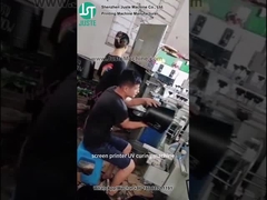 Impresora de pantalla curva Impresión de forma de elipse para cubos de plástico