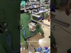 Impresora de pantalla curva que imprime la forma de cilindro para tubos de plástico (2)