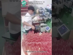 Impresora de pantalla curva Impresión de logotipo para botellas de plástico